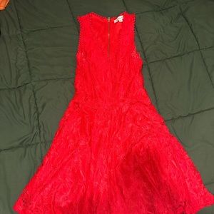 Franchescas red dress